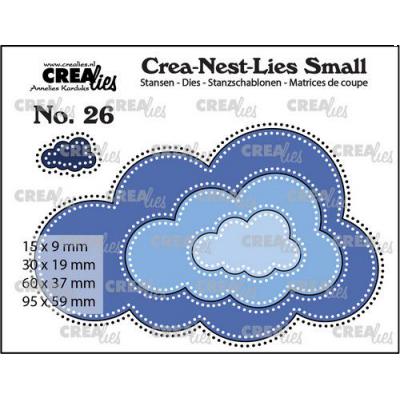 Crealies Crea-Nest-Lies Small Dies - Wolken